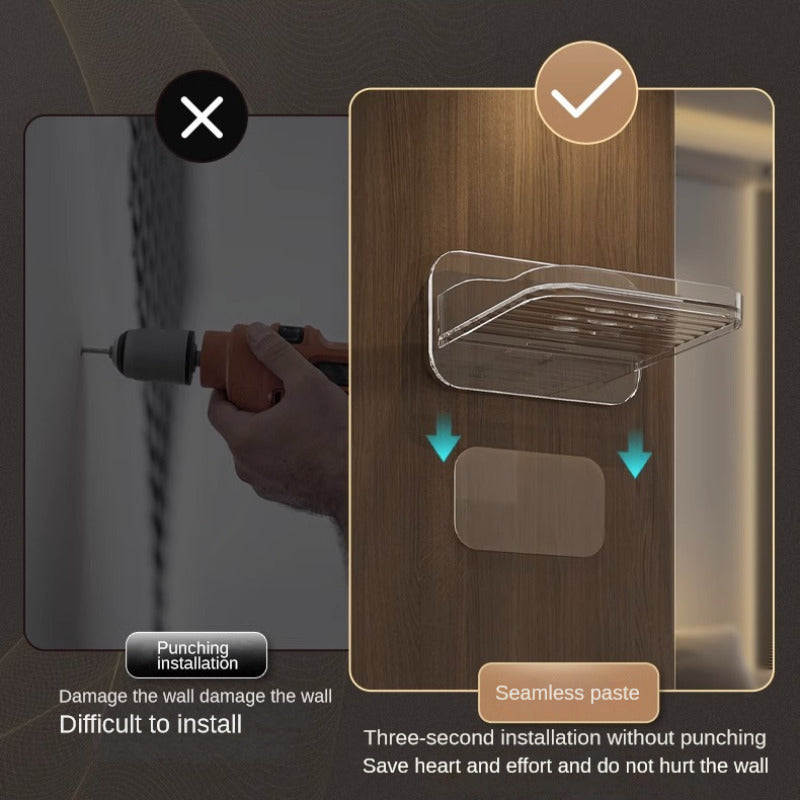 Estante de almacenamiento para cámaras de pared de plástico para dispositivos de vigilancia y plantas