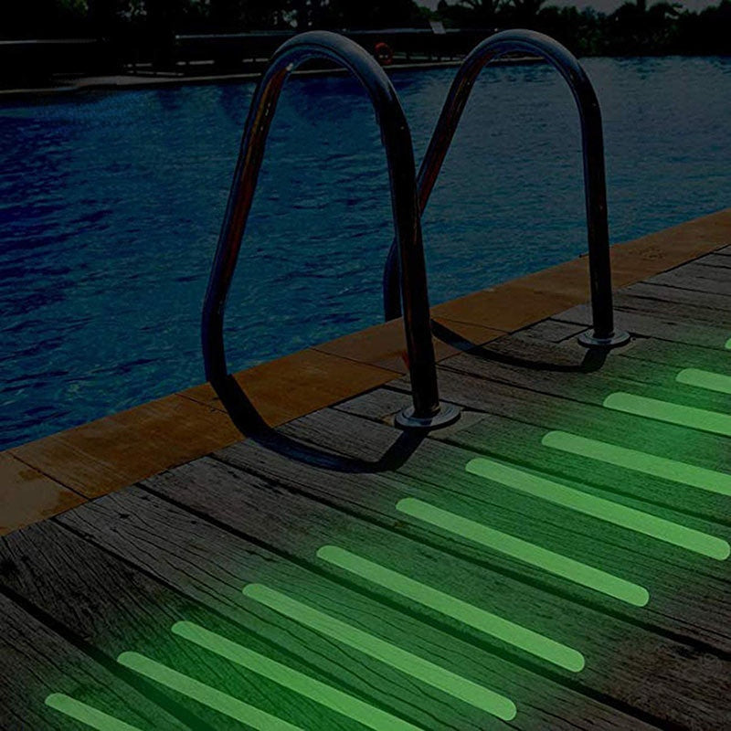 Glow in Dark Non-Slip Stickers for Bathtubs Showers Pool Safety 24 Pieces
