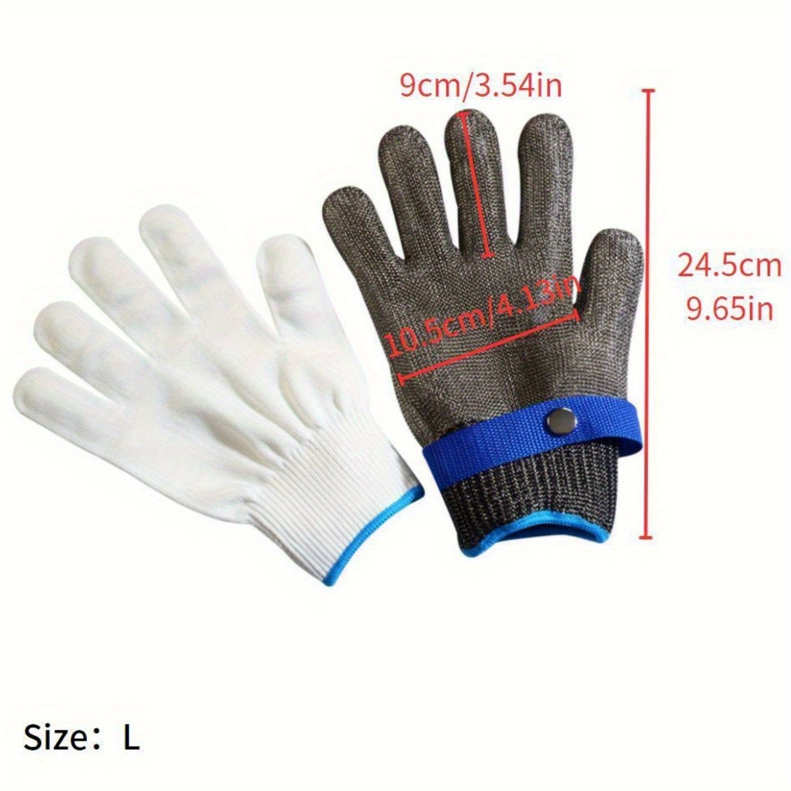 Premium po'lat simli idish yuvish qo'lqoplari 2-in-1 - engil, mustahkam va sirpanmaydigan oshxona tozalash uchun. Ushbu nafas oladigan uy ishlarini tozalash qo'lqoplari barcha tozalash ehtiyojlaringiz uchun mukammaldir.