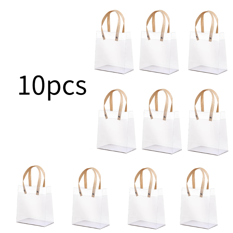 Juego de 10 bolsas de plástico para regalos y sorpresas de fiesta