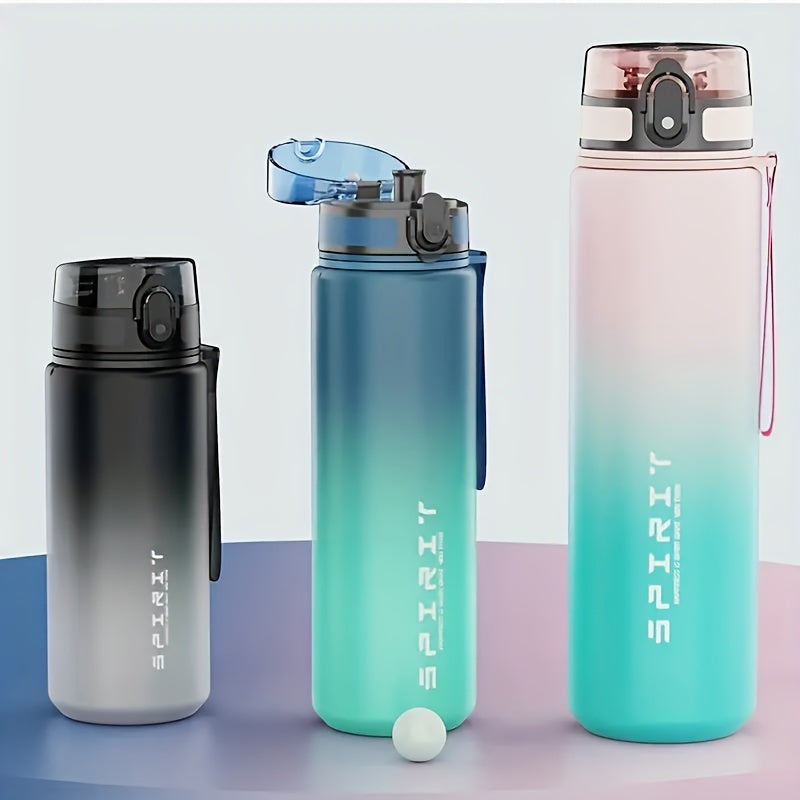 Gradient Sports Water Bottle with Easy-Flip Top for Active Lifestyles