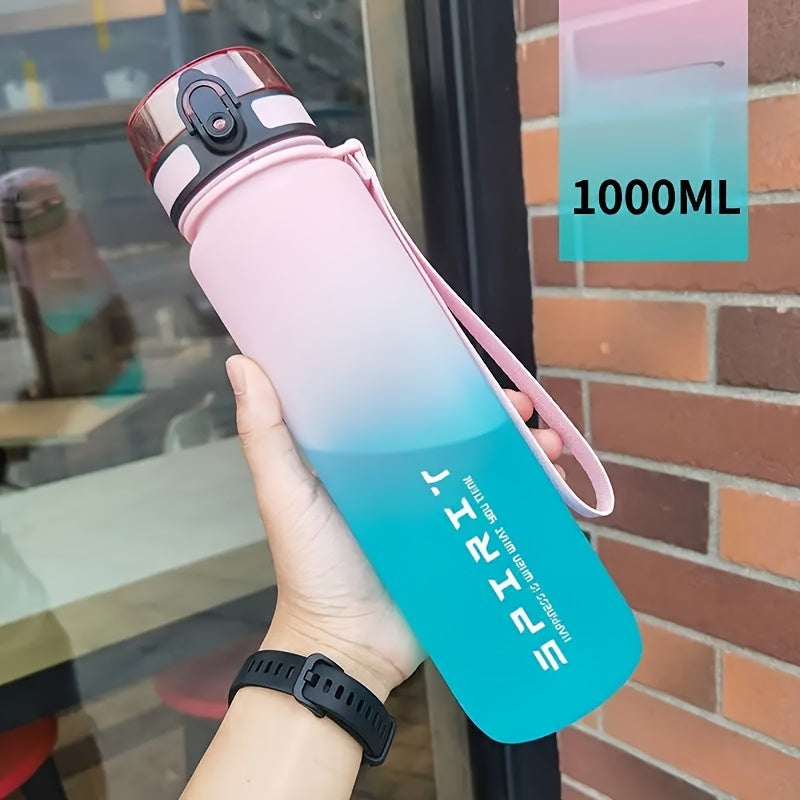 Gradient Sports Water Bottle with Easy-Flip Top for Active Lifestyles