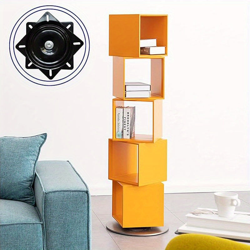 Placas giratorias de metal para taburetes de bar, set de 2, base giratoria con rodamientos de bolas, reemplazo