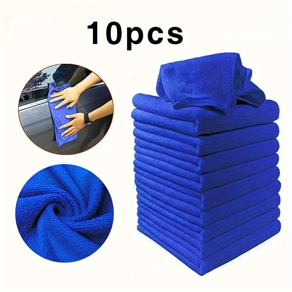 Microfiber Car Cleaning Towels Set for Automobile Motorcycle Glass and Household