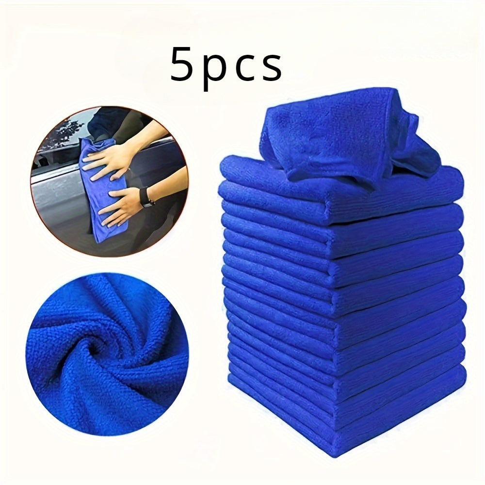 Microfiber Car Cleaning Towels Set for Automobile Motorcycle Glass and Household