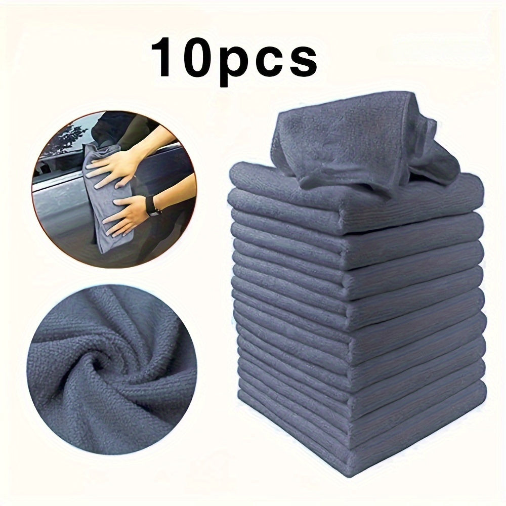 Microfiber Car Cleaning Towels Set for Automobile Motorcycle Glass and Household