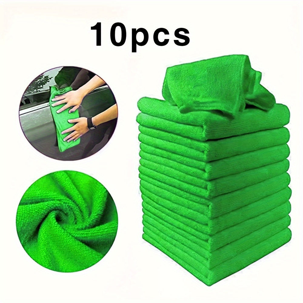Microfiber Car Cleaning Towels Set for Automobile Motorcycle Glass and Household