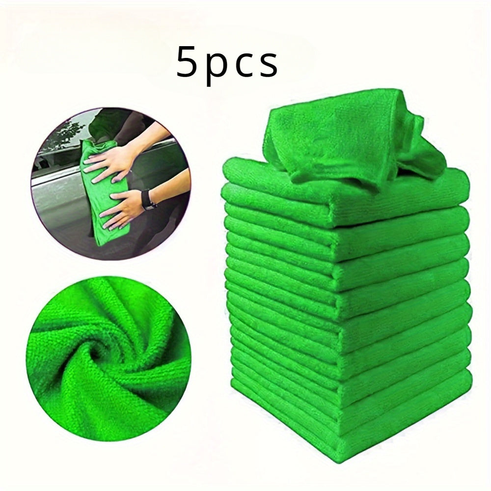 Microfiber Car Cleaning Towels Set for Automobile Motorcycle Glass and Household