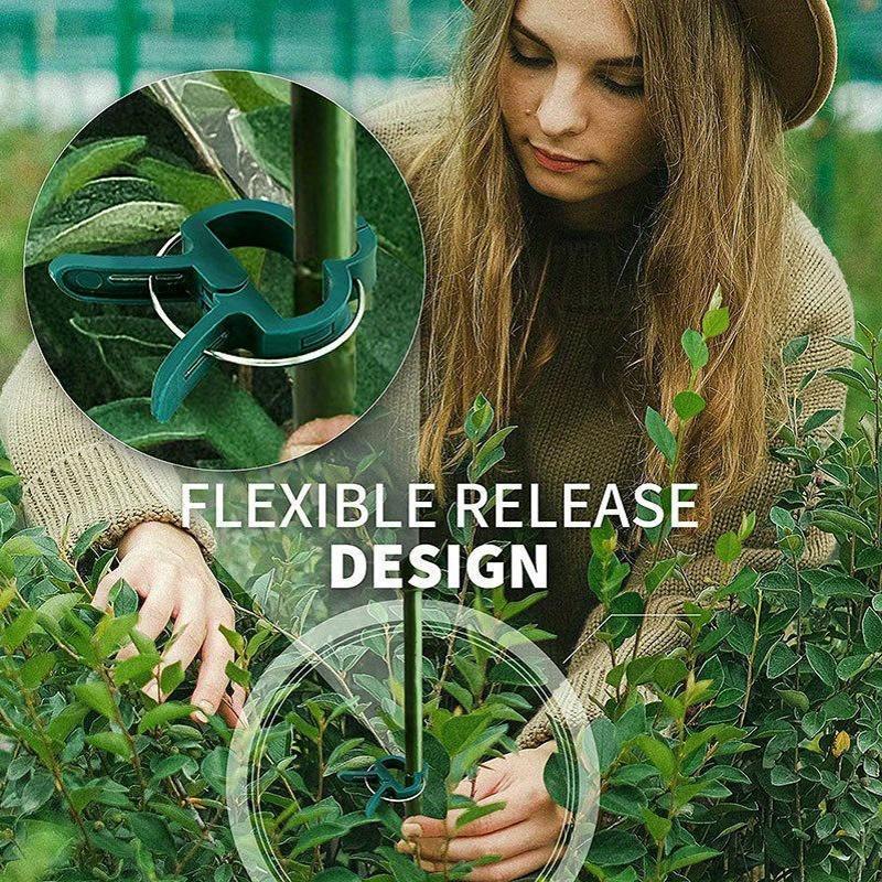 20 Pcs Reusable Garden Plant Clips for Greenhouses Lawns and Patios