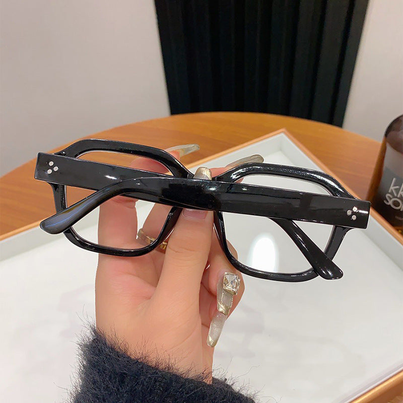 Unisex Retro Style Clear Lens Glasses Black Frame Vintage Eyewear