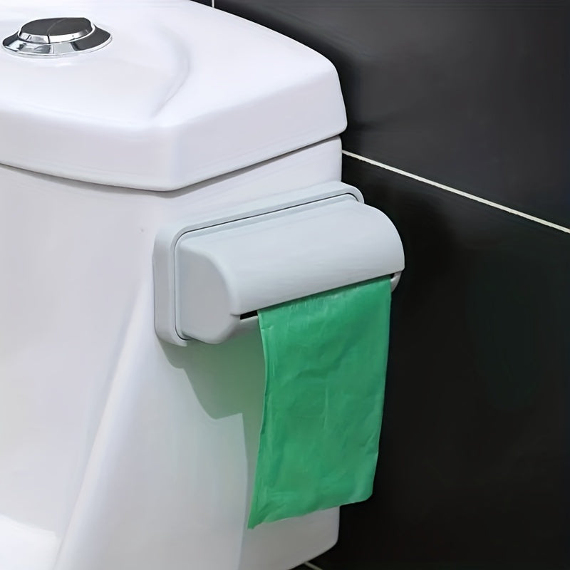 Wall-Mounted Trash Bag Dispenser for Kitchen and Bathroom Storage