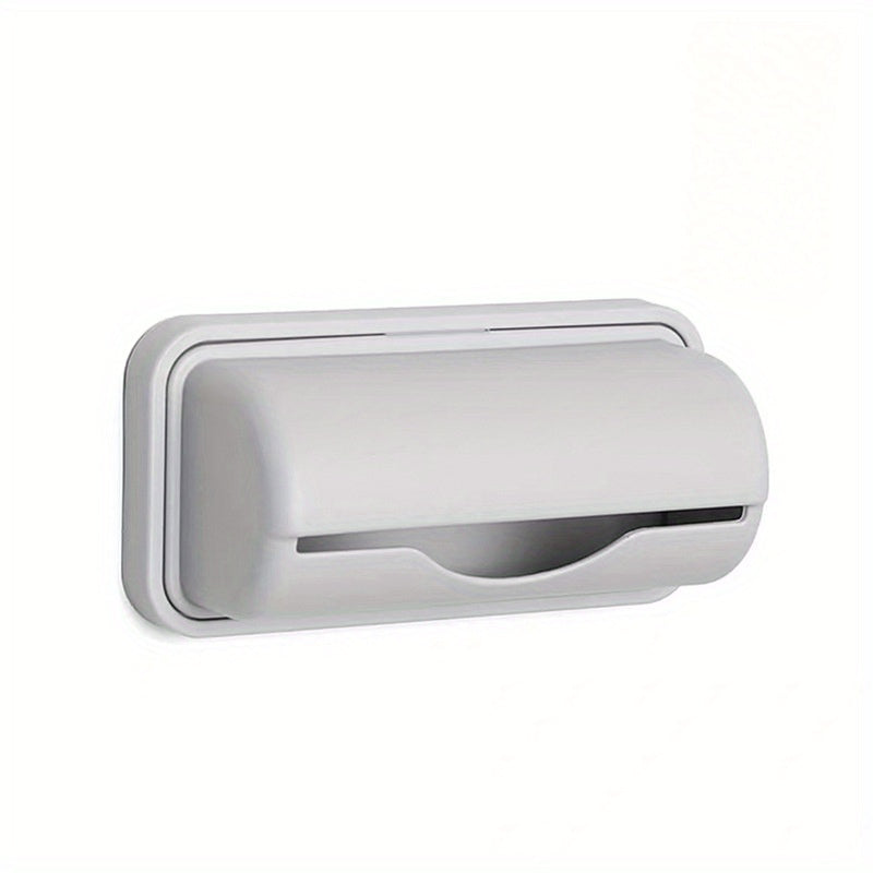 Wall-Mounted Trash Bag Dispenser for Kitchen and Bathroom Storage
