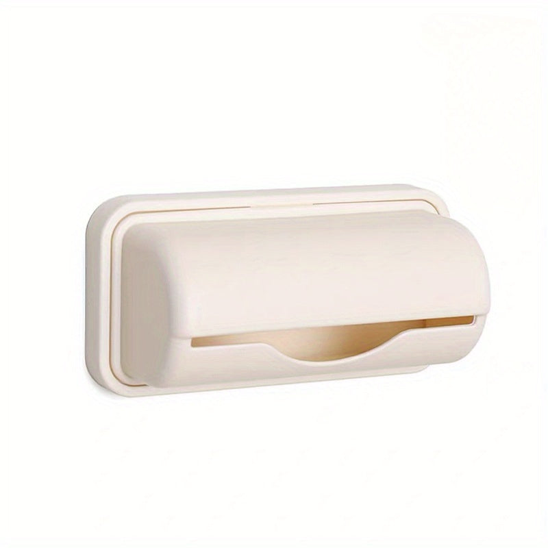 Wall-Mounted Trash Bag Dispenser for Kitchen and Bathroom Storage