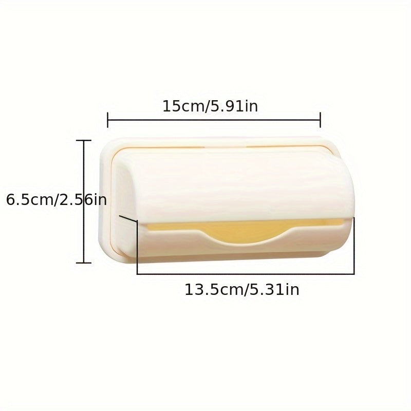 Wall-Mounted Trash Bag Dispenser for Kitchen and Bathroom Storage