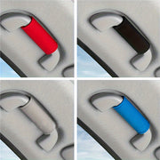 4-Pack Nylon Short Plush Car Door Handle Covers Anti-Slip Front Decor Sleeves
