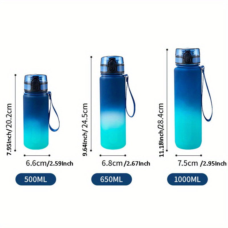 Gradient Sports Water Bottle with Easy-Flip Top for Active Lifestyles