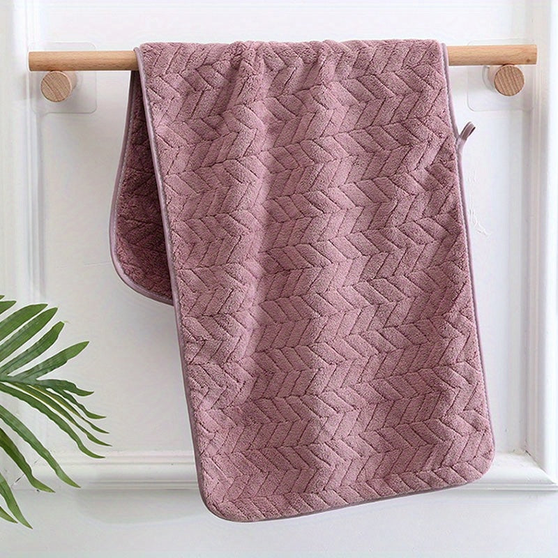 2-Piece Quick-Drying Absorbent Towel Set for Home Travel Gym Spa Light and Dark Gray