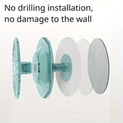 No-Drill Wall Hook for Coats Hats Towels Adhesive Bathroom Kitchen Storage