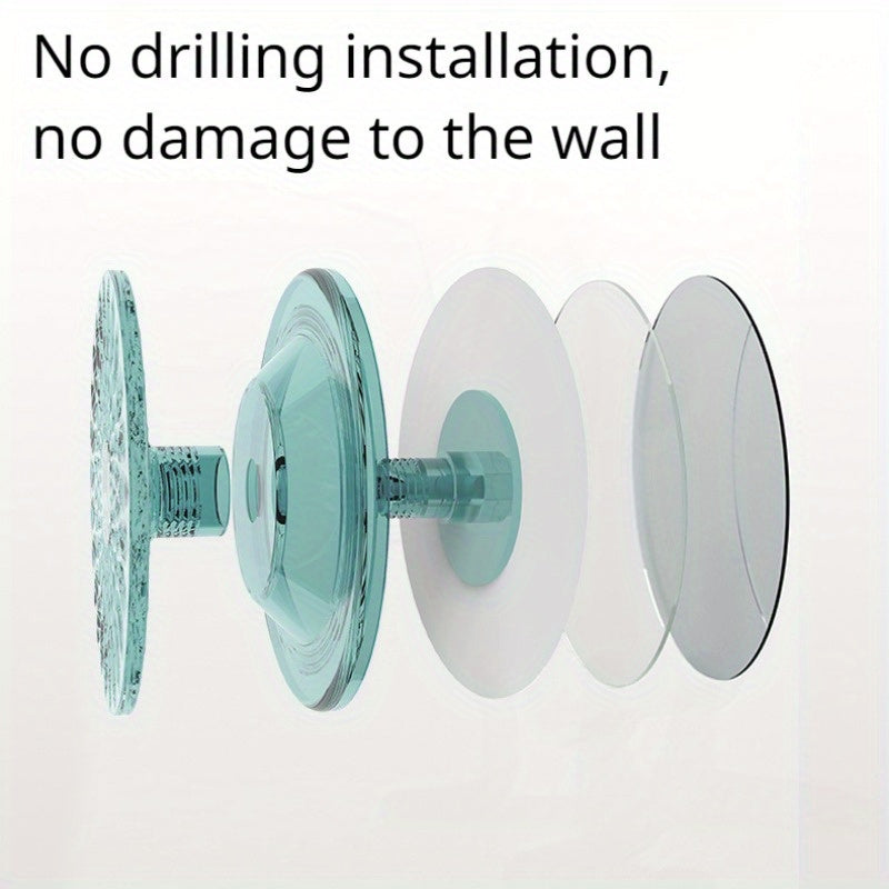 No-Drill Wall Hook for Coats Hats Towels Adhesive Bathroom Kitchen Storage