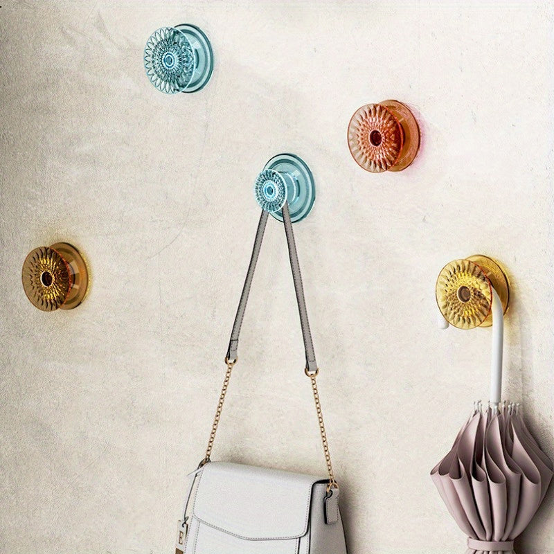 No-Drill Wall Hook for Coats Hats Towels Adhesive Bathroom Kitchen Storage