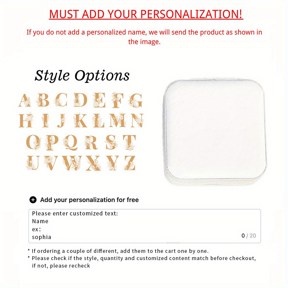 Персонализированная шкатулка для цветов из кожи для женщин, хранение колец, серег, браслетов