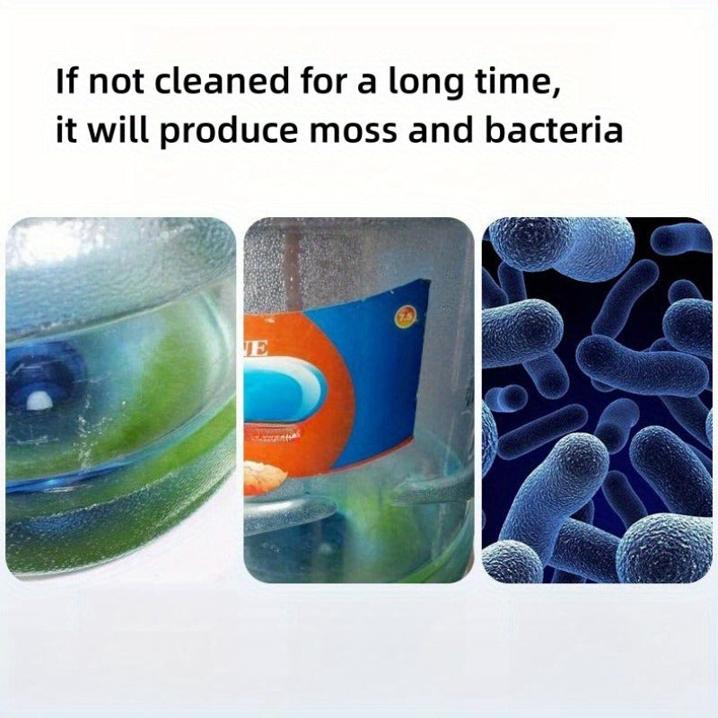 Cepillo de limpieza para botella de agua con mango largo y rotación de 360°