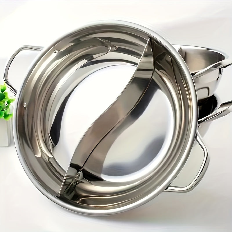 Olla de acero inoxidable multiusos para hot pot, fideos, vitrocerámica, gas