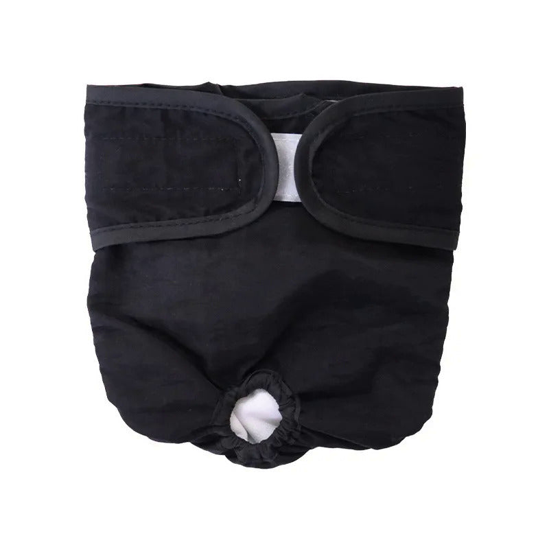 Yuqori sifatli qayta ishlatiladigan urg'ochi itlar uchun pamperslar, qulay moslashuv uchun sozlanadigan tugmalar bilan. Issiqda yoki siydikni nazorat qila olmaydigan itlar uchun ideal. Yuvilishi mumkin va turli zotlar uchun mos keladi.