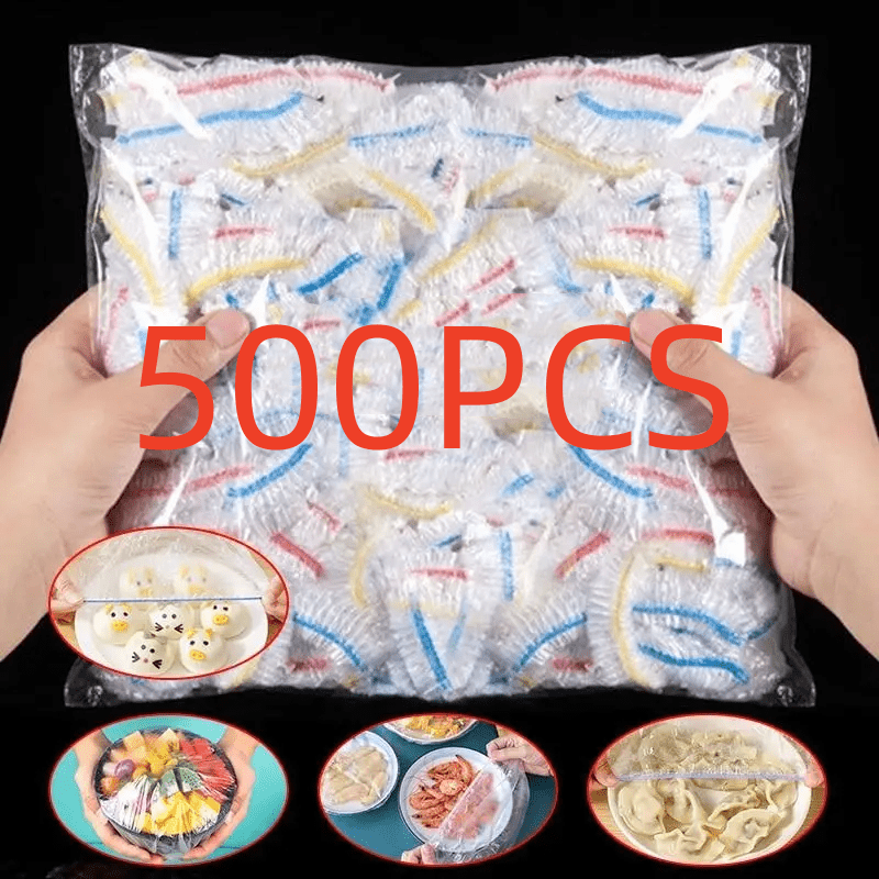 Colorful Food Storage Bags Disposable Plastic Wrap for Fruit Fresh Keeping