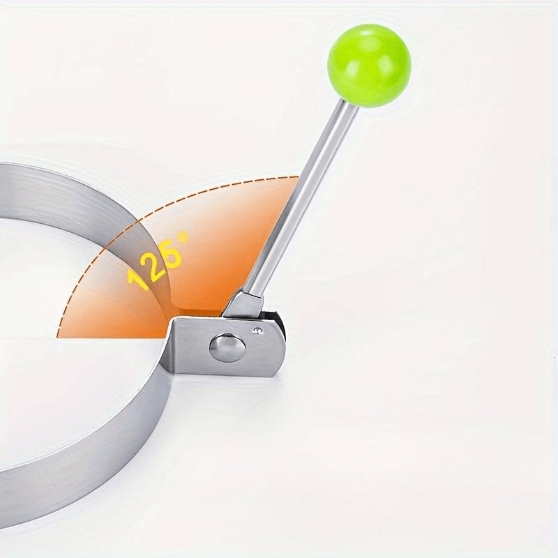 Set of 5 Stainless Steel Egg Molds Non-Stick Heart and Rice Ball Shapers for Cooking