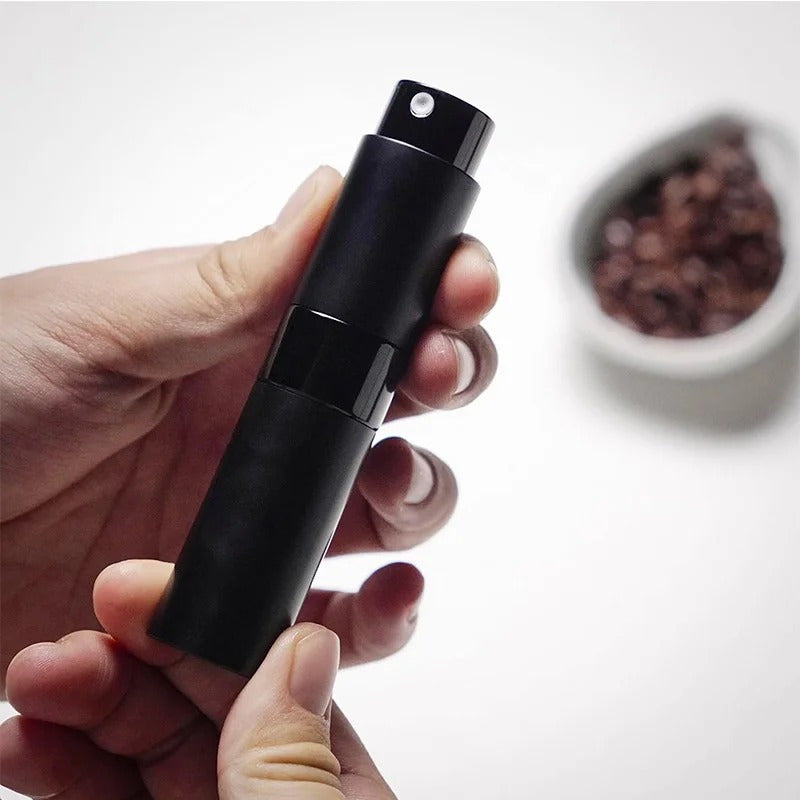 Portable Coffee Bean Spray Bottle Humidifier Aluminum Glass Static Control