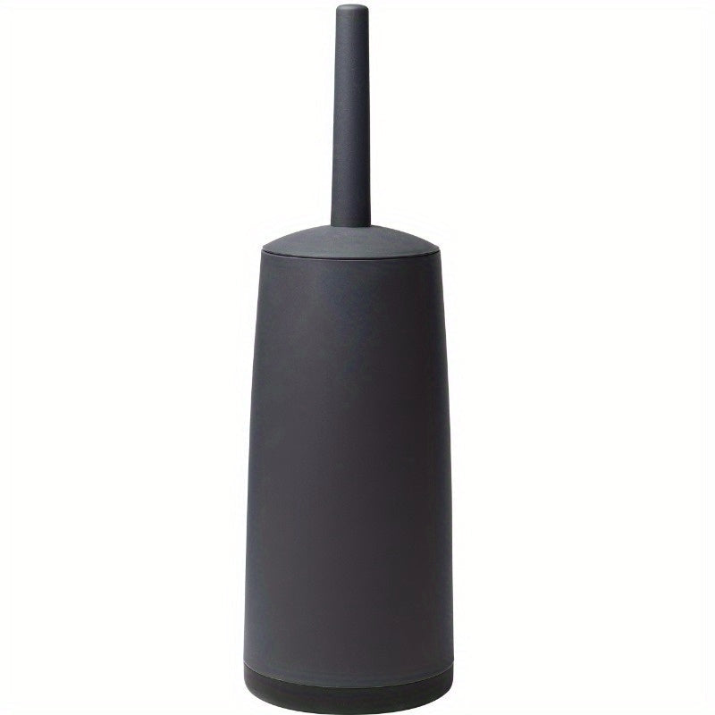 Contemporary Japanese Toilet Brush Set with Holder, Effortless Bathroom Cleaning