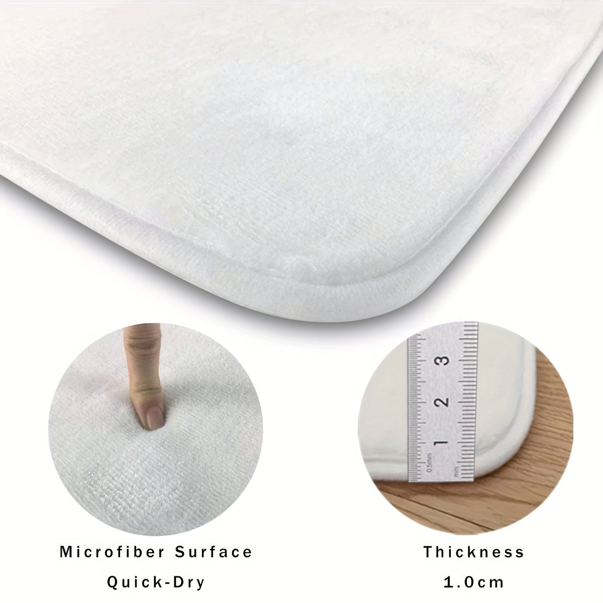 Alfombra de bienvenida con flores en color marrón - Antideslizante, resistente a las manchas de poliéster con respaldo de esponja, ideal para entrada, cocina, sala de estar y más