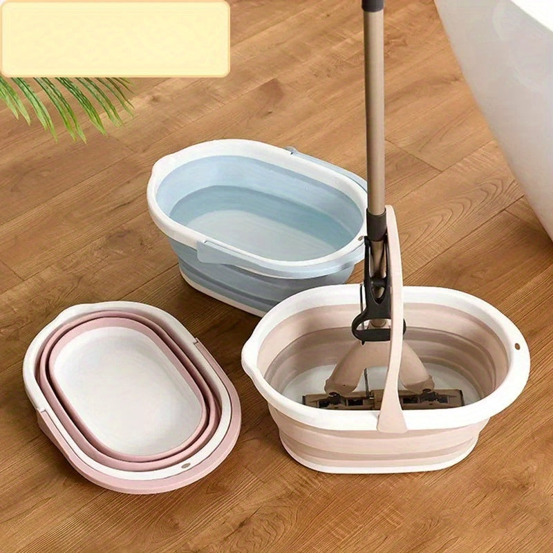 Collapsible Laundry Hamper with Sturdy Plastic Construction for Home and Travel Use