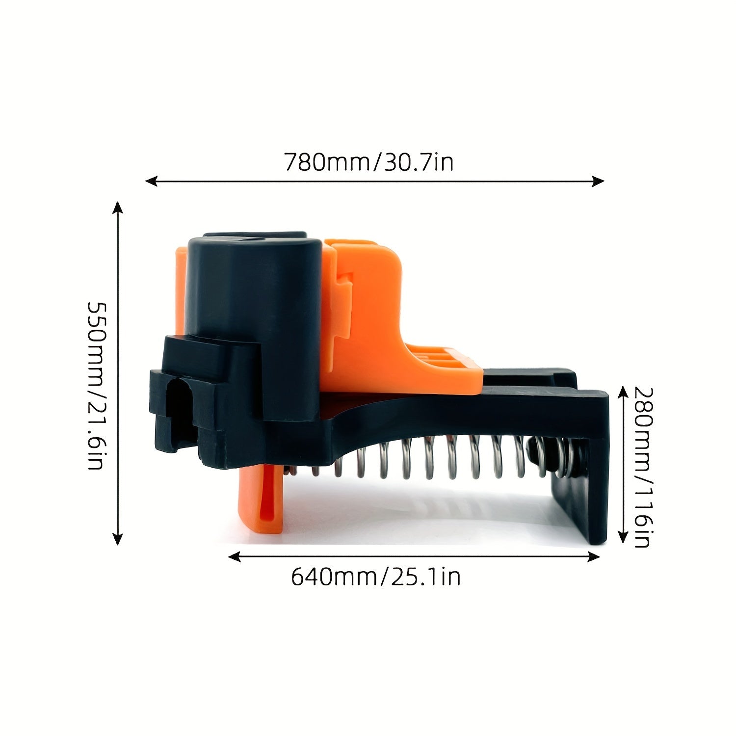 4 Pcs 90° Right Angle Woodworking Clamps Plastic Black Red Secure Project Tools