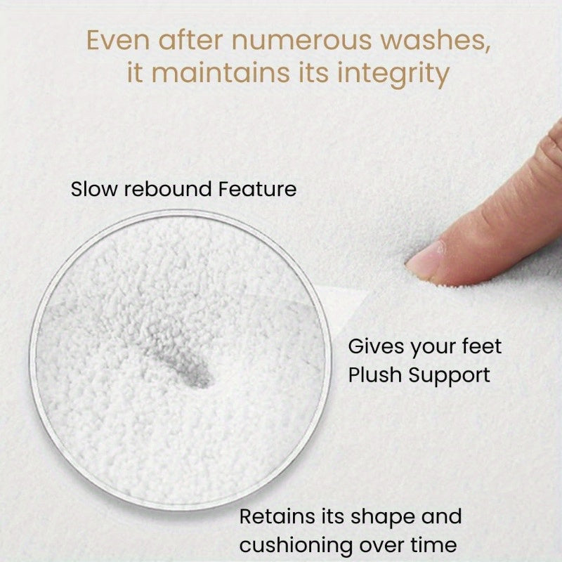 Cute Cartoon Door Mat Non-Slip Machine Washable Polyester Rug for Living Room Bedroom Bathroom