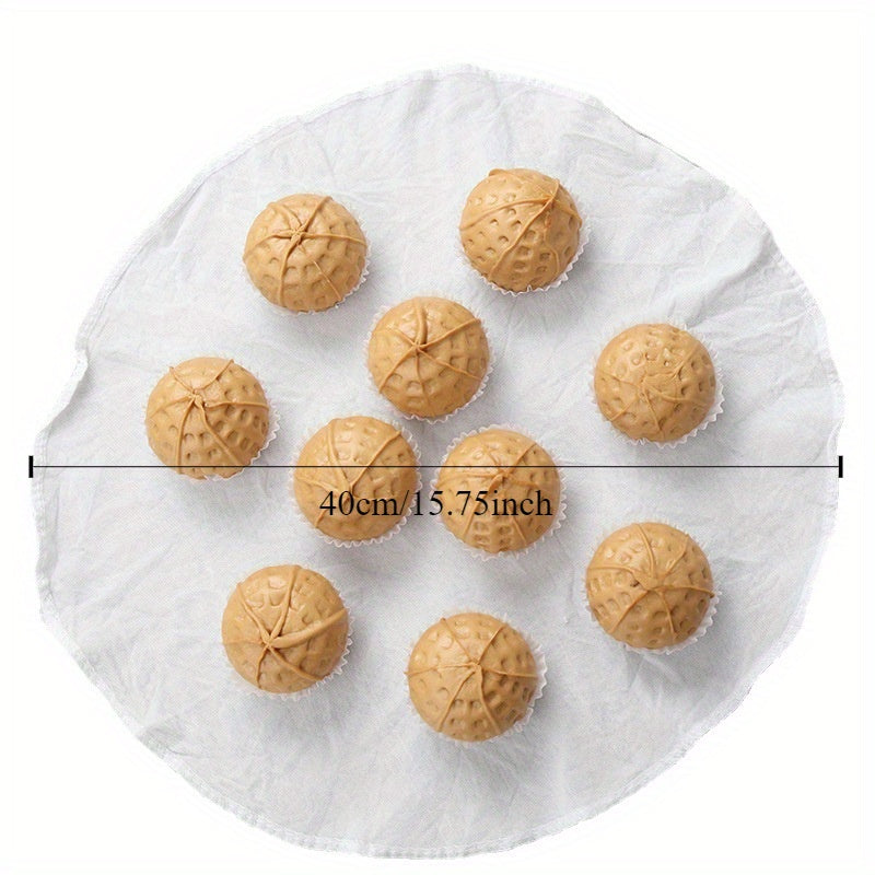 Set of 2 Non-Stick Steamer Cloths Reusable Washable for Buns and More