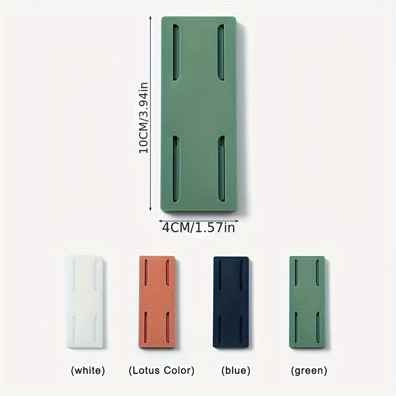 2 ta O'z-o'zidan yopishadigan devor rozetka tashkilotchilari - Iz qoldirmaydi, O'zingizning uyingizni tartibli va toza saqlang, oson kabel boshqaruvi bilan, kabellar, tutqichlar va qurilmalarni saqlash uchun mukammal.