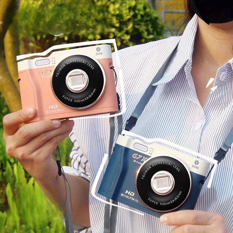 USB Rechargeable Neck Fan with 3 Speeds, Colorful Lighting, Portable Cooling