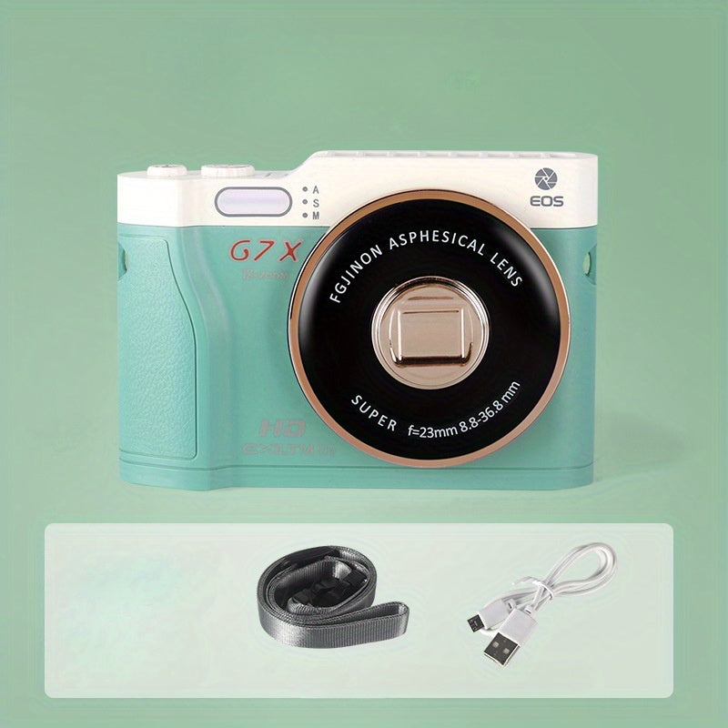 USB Rechargeable Neck Fan with 3 Speeds, Colorful Lighting, Portable Cooling