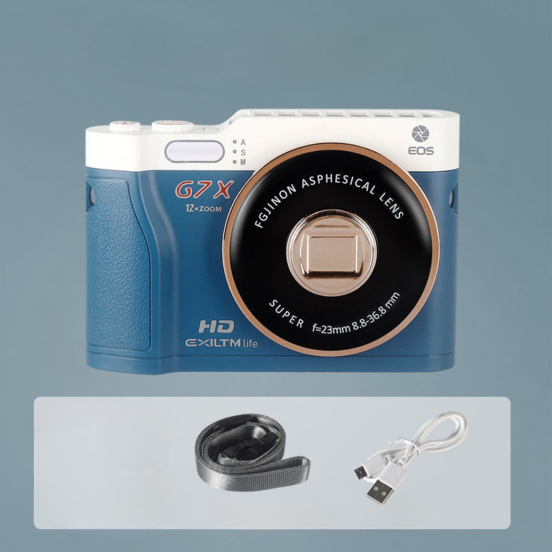 USB Rechargeable Neck Fan with 3 Speeds, Colorful Lighting, Portable Cooling