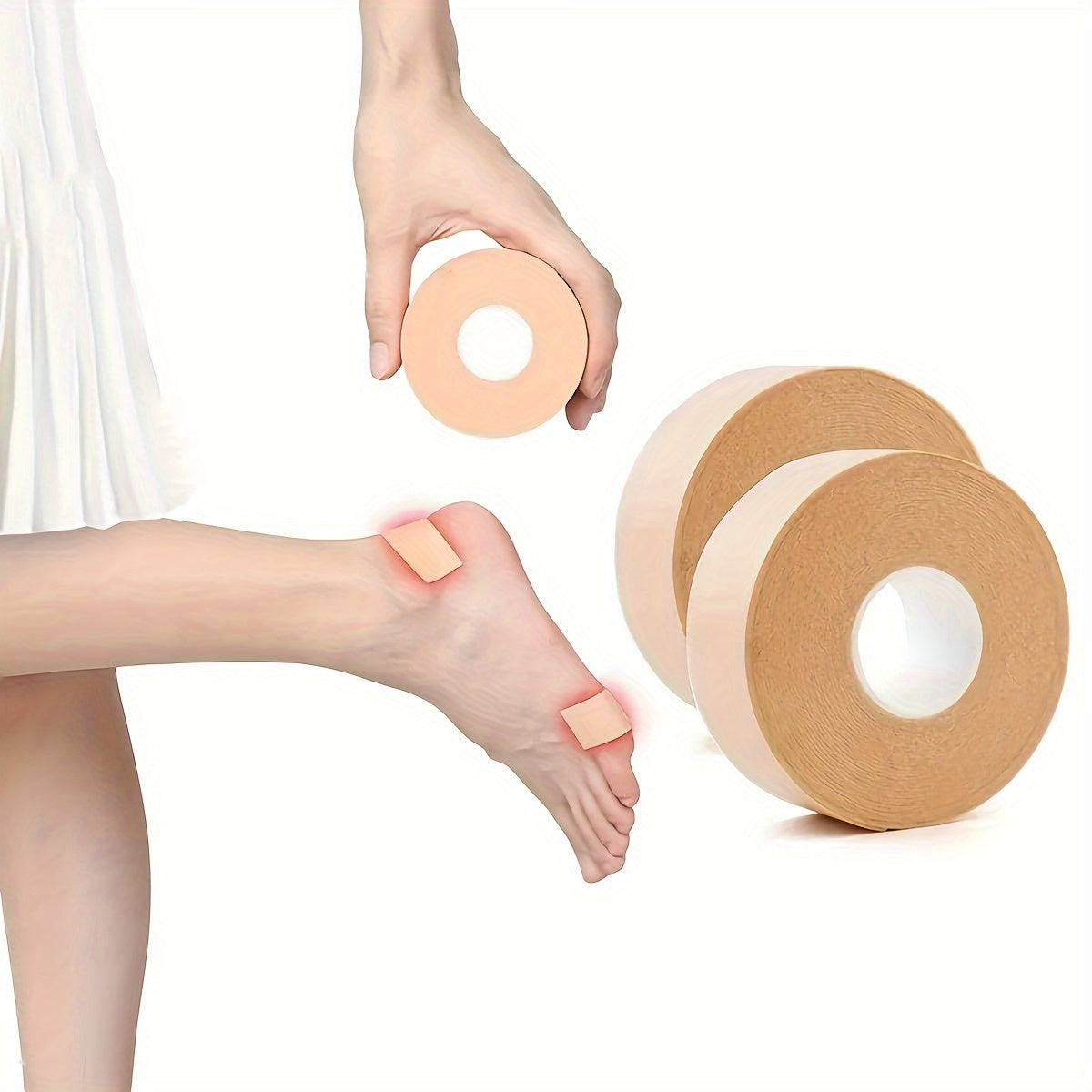 Unisex Gel Tovushli Tovush Himoyachisi 196.85 Inch Oyoq Yopishtiruvchi Qoplamasi Aşınmadan Himoya qilish uchun