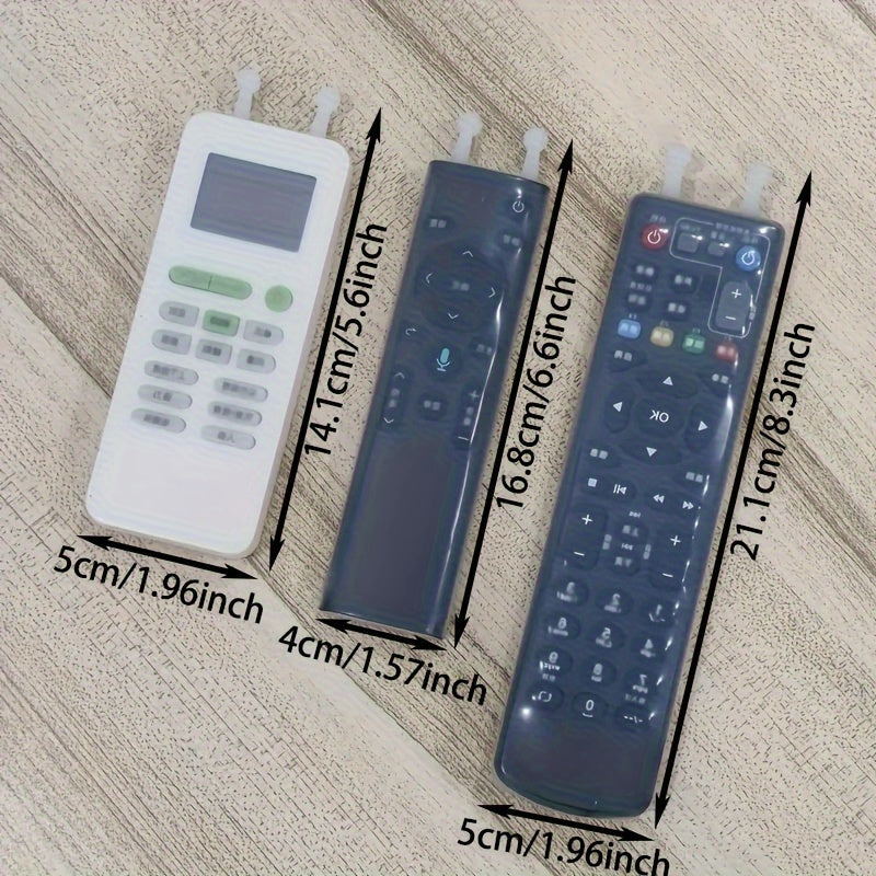Durable Silicone Remote Cover for TV and Air Conditioner Dustproof Non-Slip Grip