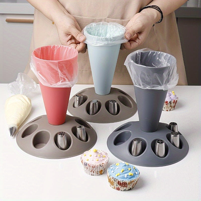 Cake Decorating Kit with Piping Tips and Storage Organizer for Baking