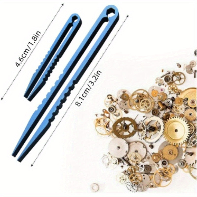 Мини-набор пинцетов из титанового сплава для кемпинга, активного отдыха, путешествий, портативный, 2 шт.