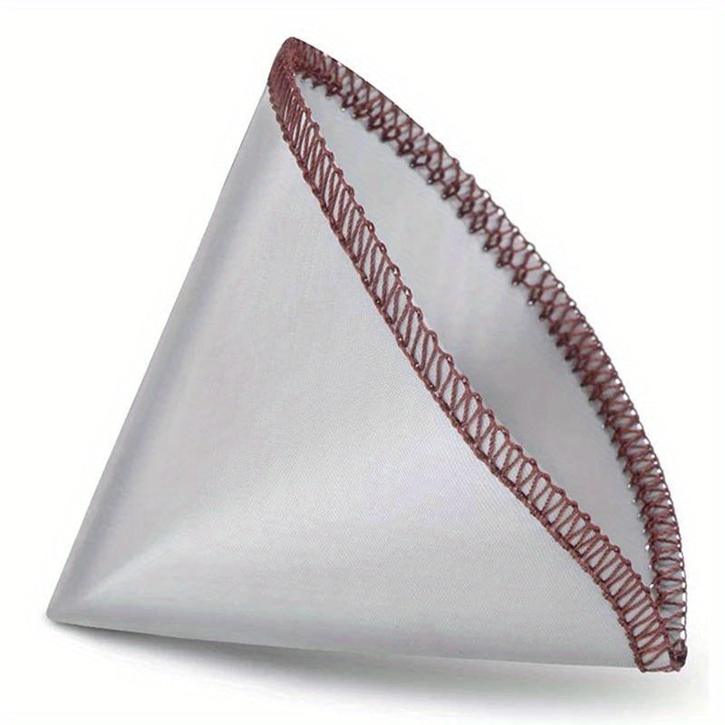 Stainless Steel Coffee Filter Reusable Drip Cone Fine Mesh Universal Fit