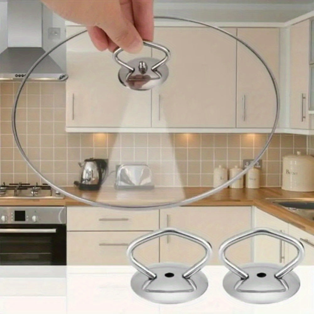 Set of 4 Stainless Steel Pot Lid Handle Grips Heat-Resistant Kitchen Utensil Replacements