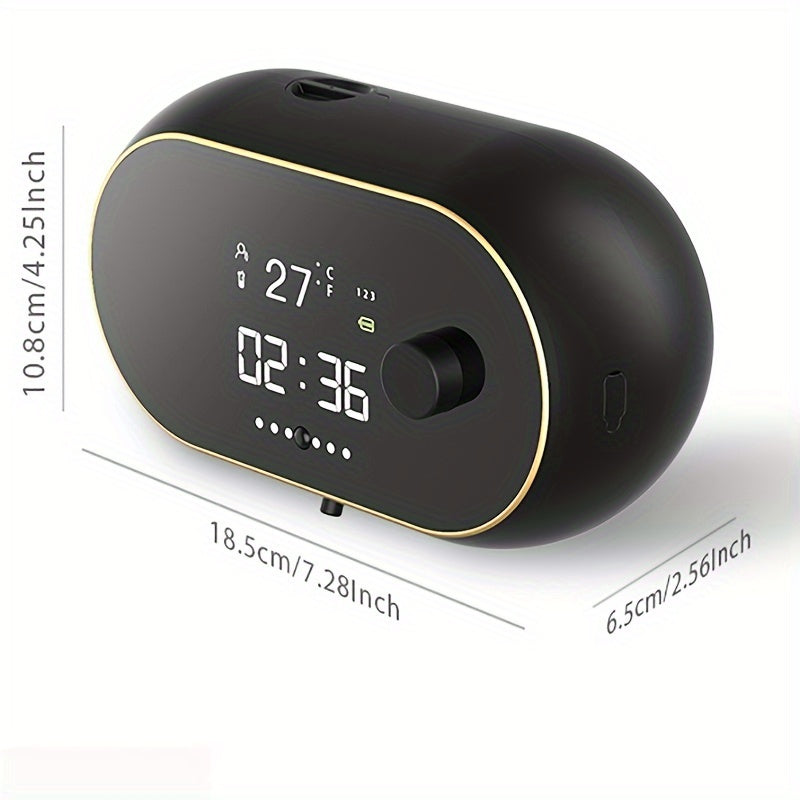 Wall-Mounted Automatic Soap Dispenser Touchless Large Capacity USB Rechargeable Matte Finish