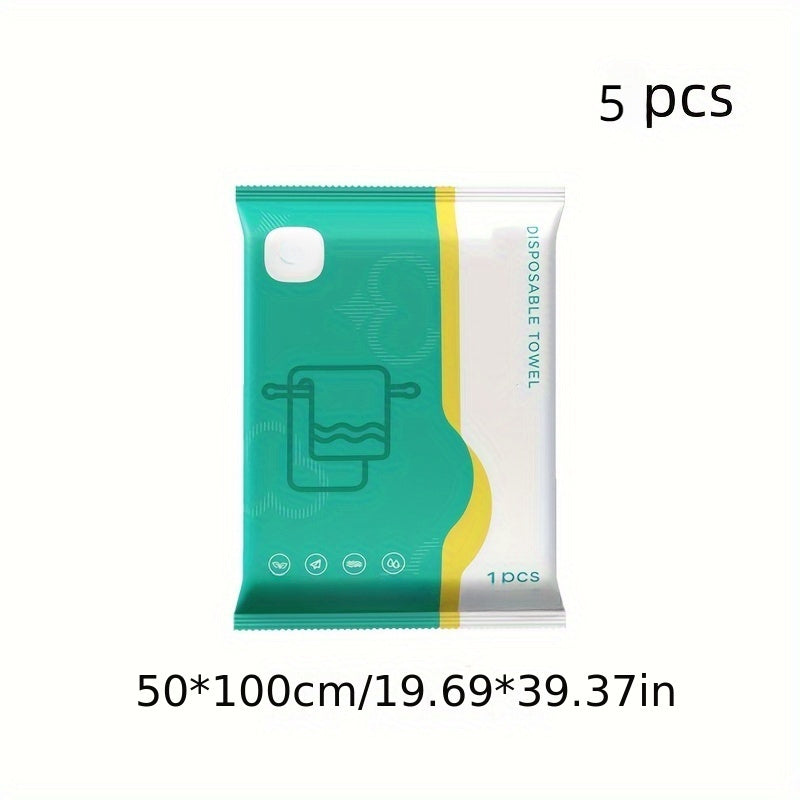 Sayohat, sport zali va ochiq havoda foydalanish uchun yuqori sifatli 5 dona bir martalik sochiq to'plami. Katta, qalin va yumshoq sochiqlar qulaylik uchun alohida o'ralgan va gippoallergen.