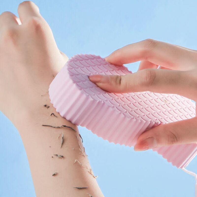 Baby Bath Sponge Soft Skin-Friendly Cartoon Embossed Design for Gentle Cleansing